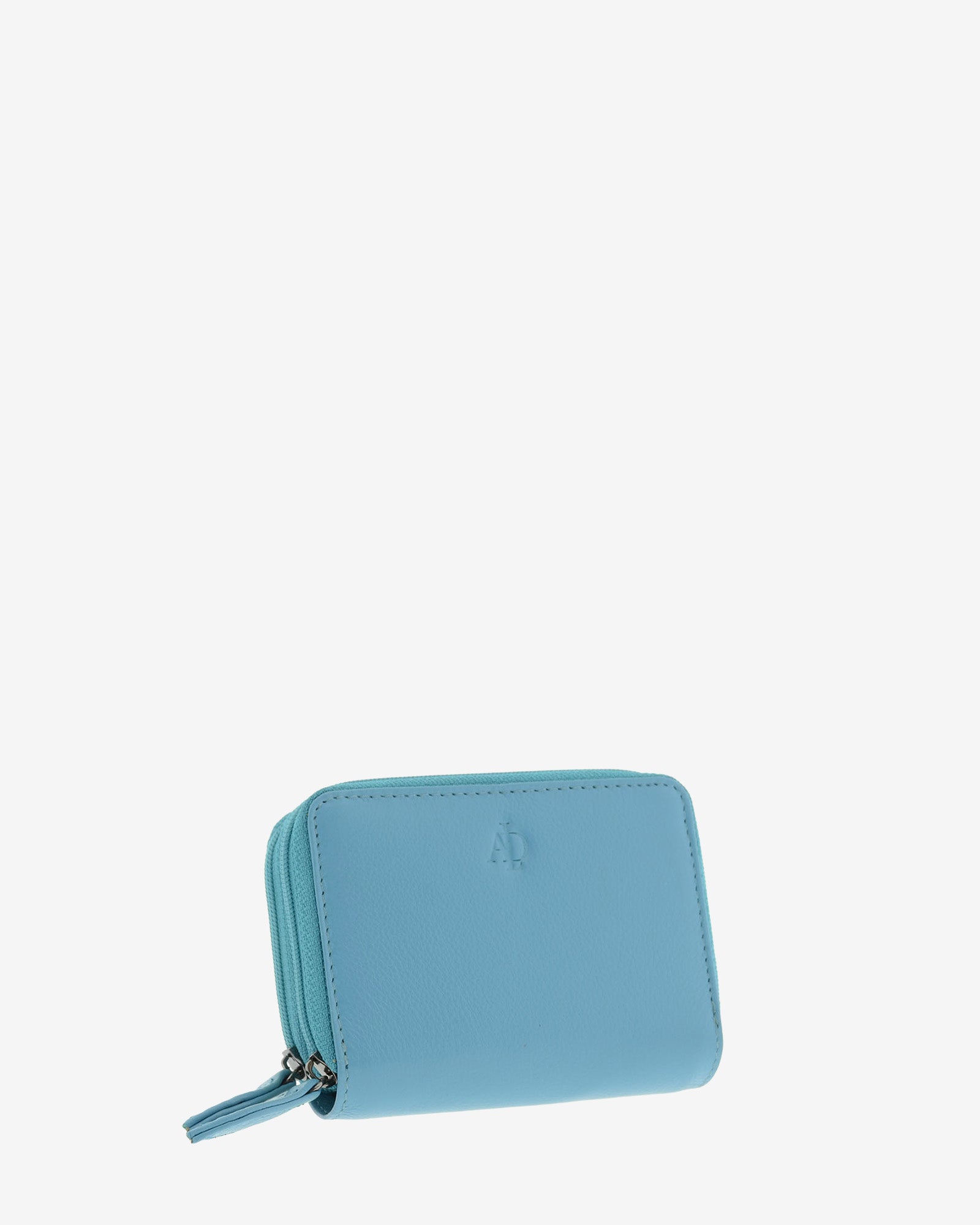 Adapell 8067 portacarte pelle nero fisarmonica doppia zip