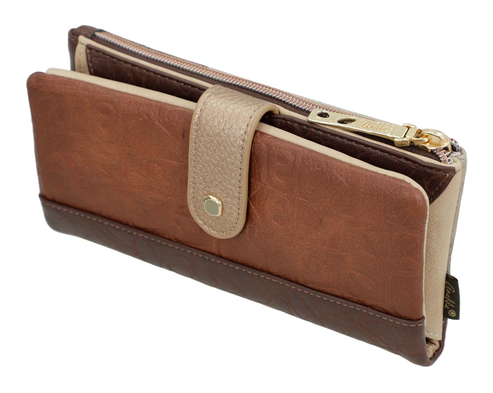 Anekke Muse Portamonete Grande RFID Donna Flessibile