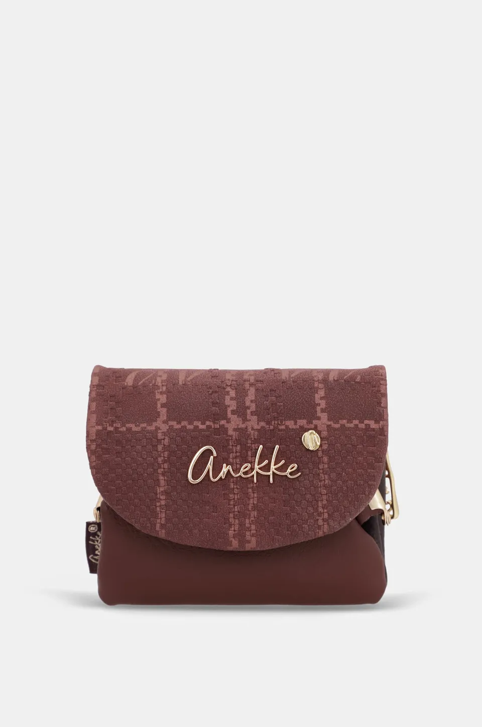 Anekke Burgundy Portamonete Patta Bordeaux