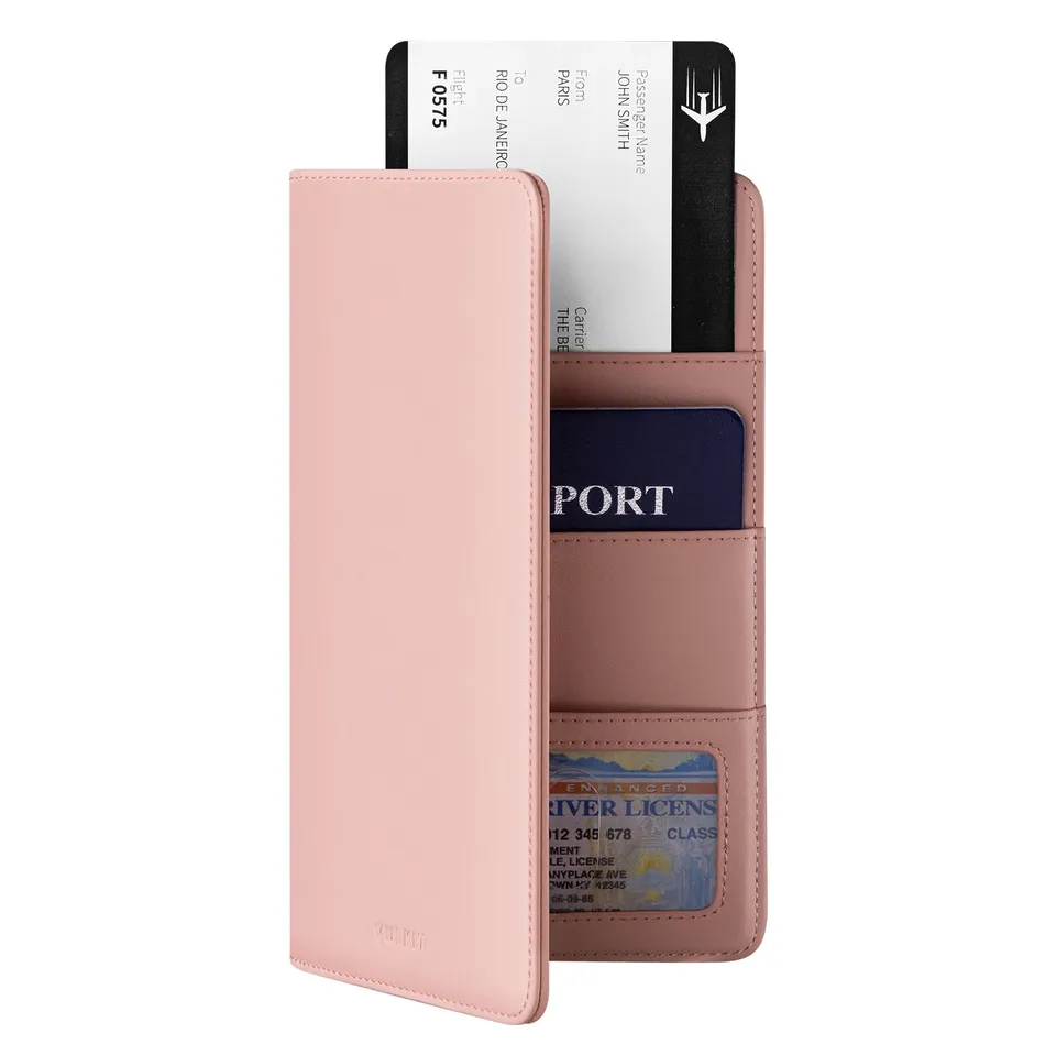 VULKIT Passport VPW100 Porta Passaporto RFID Rosa