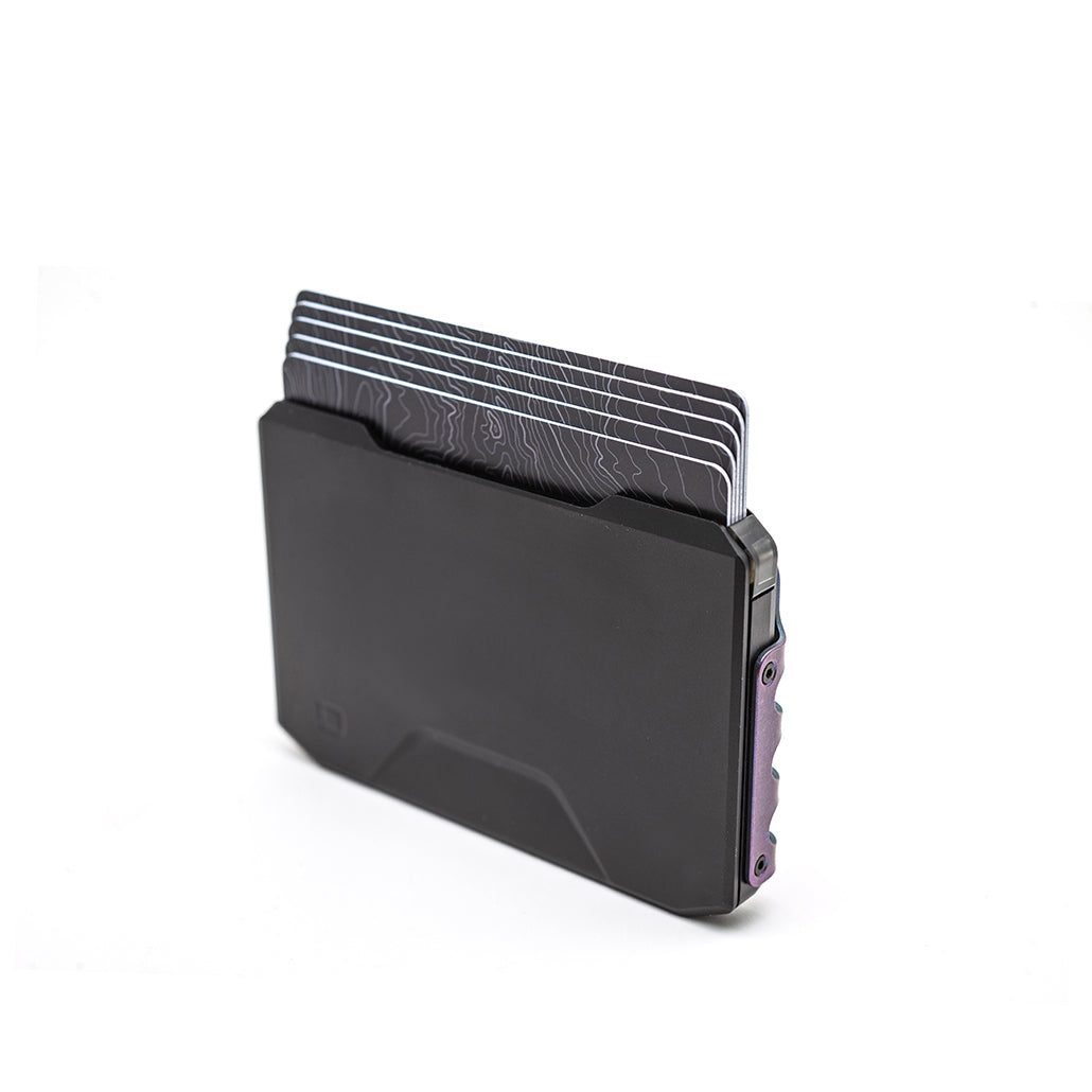 Dango SK1 Burple fermasoldi titanio clip nero 6 carte slim