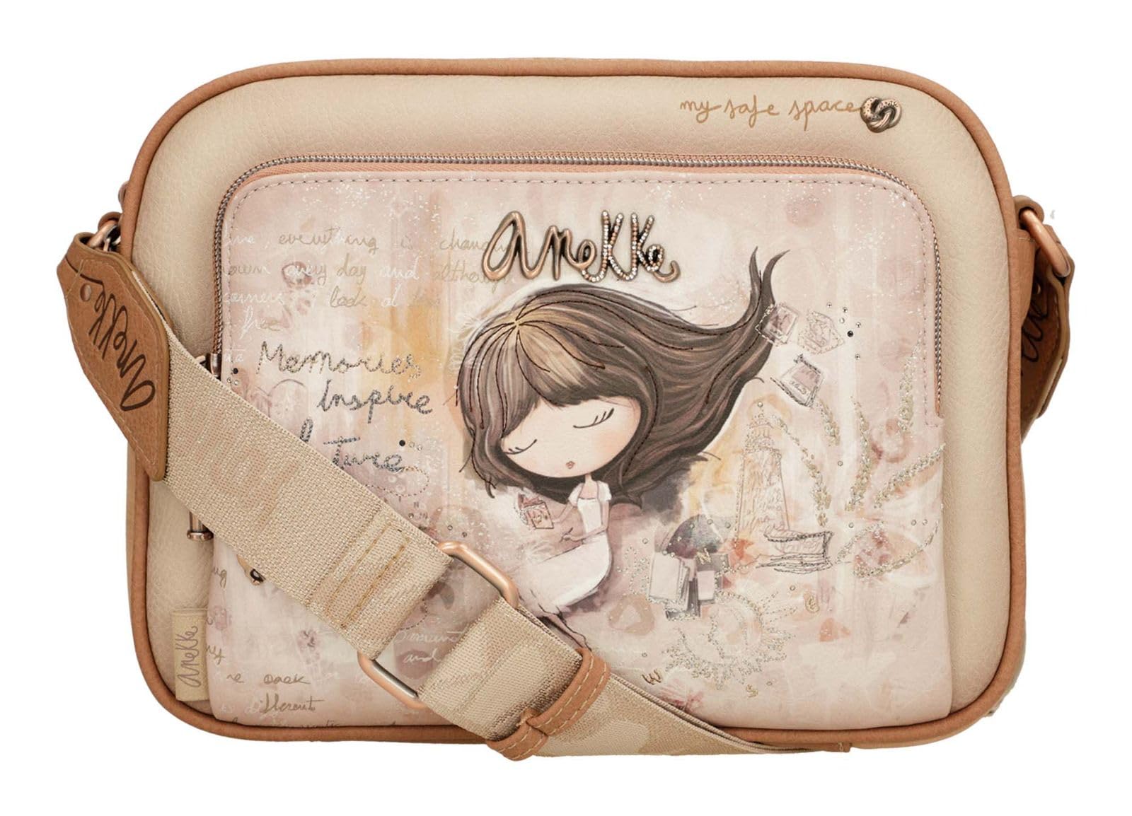 Anekke Memories tracolla media multicolor 26x19,5x6 cm
