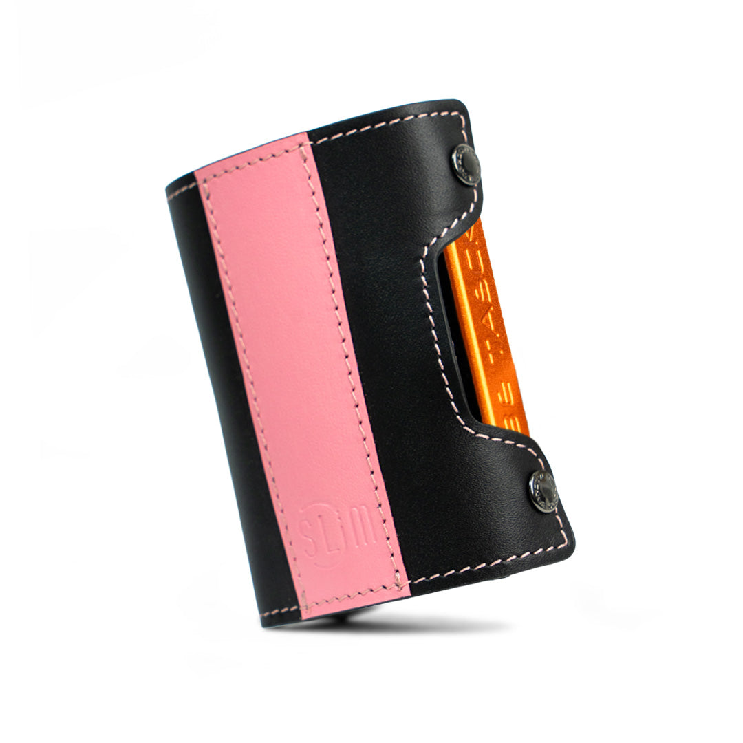 SLim Be Tasck portafoglio Bicolor Rosanero frame nero