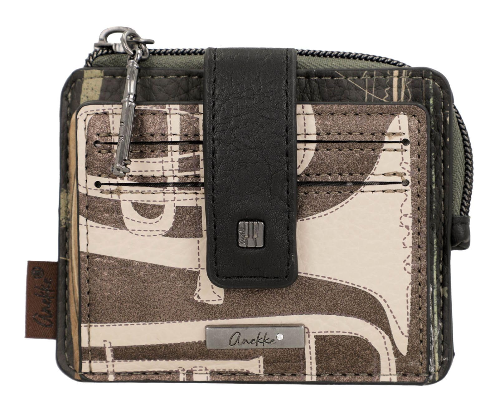 Anekke Melody Portatessere Piccolo con Zip Monete