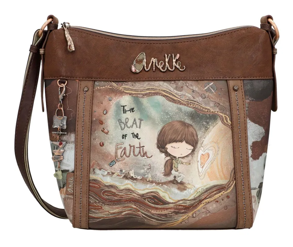 Anekke Core Grande Bandolera Borsa a Tracolla 4 Tasche Donna