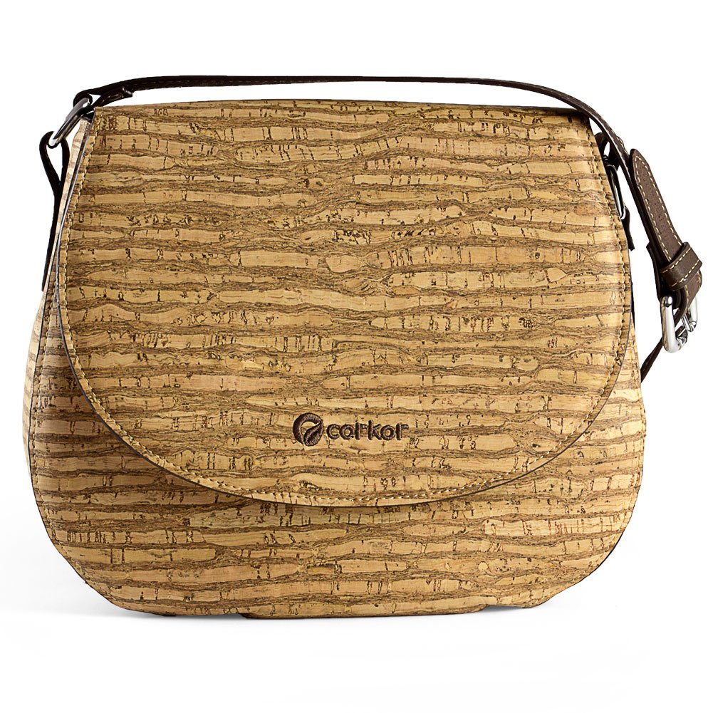 Corkor Bags Borsa a Tracolla Donna Sughero Vegana Naturale