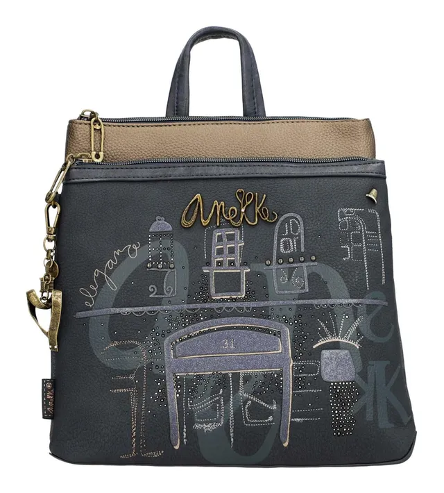 Anekke Boutique zaino medio zaino donna stampa elegante