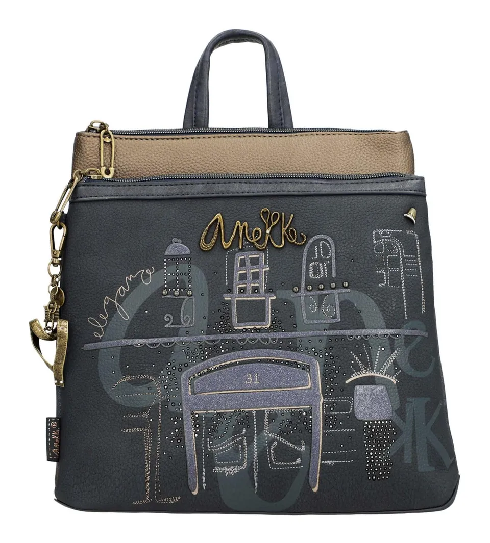 Anekke Boutique zaino medio zaino donna stampa elegante