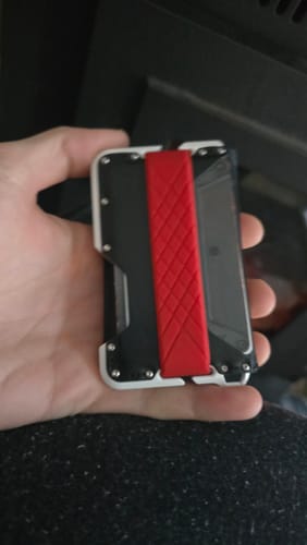 Dango D01 R-Spec portafoglio alluminio nero RFID 12 carte