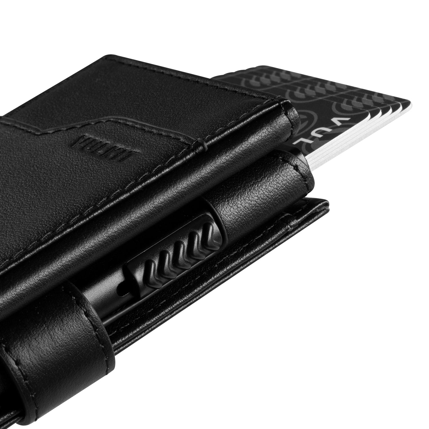 VULKIT VC311P portafoglio uomo pelle nero AirTag RFID pop-up