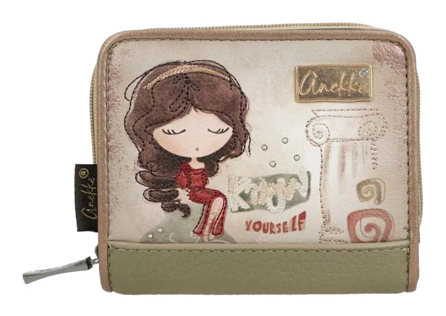 Anekke Muse Portamonete Piccolo RFID Donna Stampato