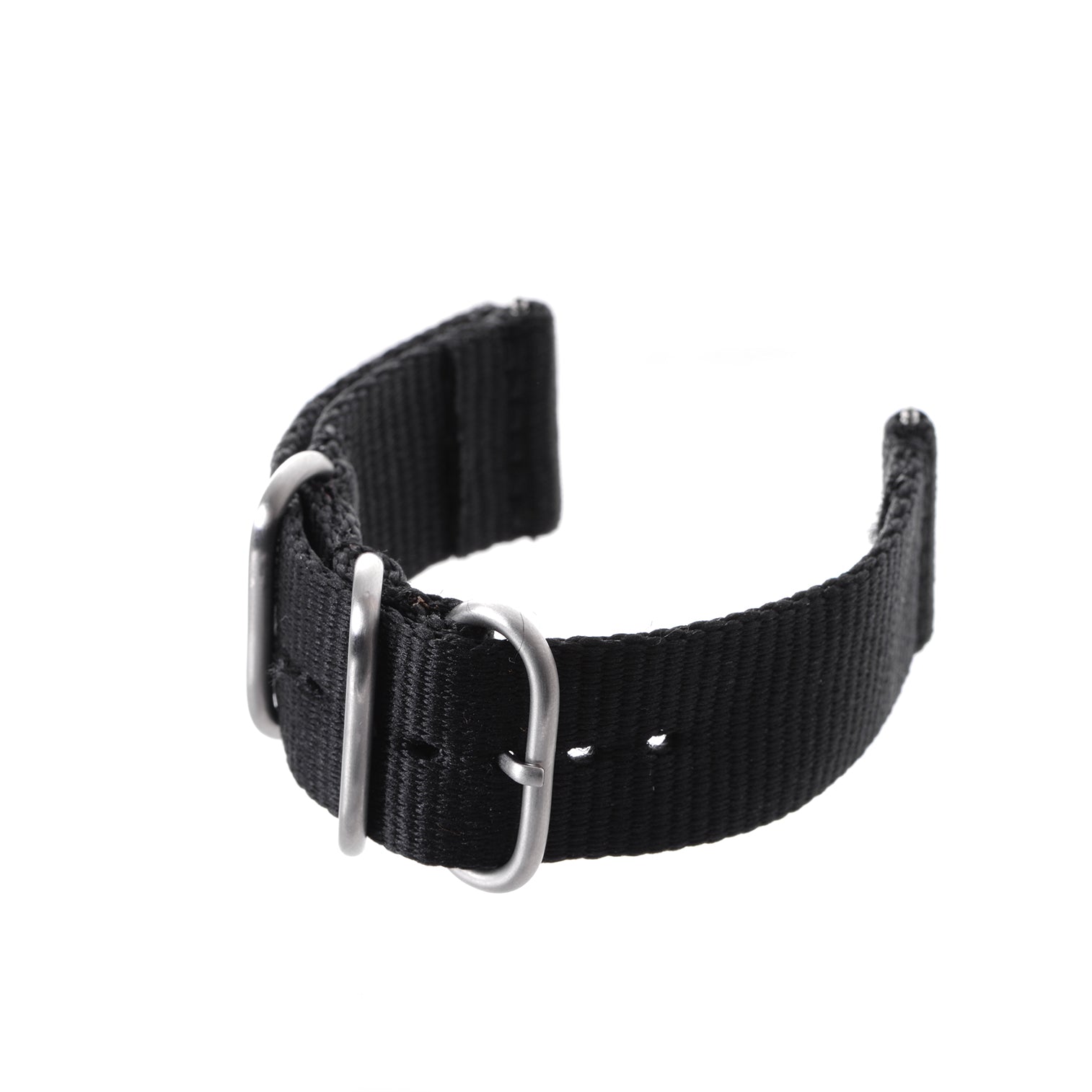 Dango cinturino orologio nylon due pezzi nero 22mm