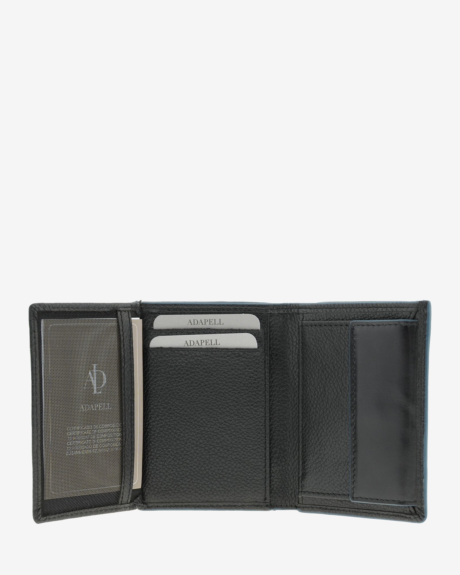 Adapell Urban 1664 portafoglio uomo verticale nero