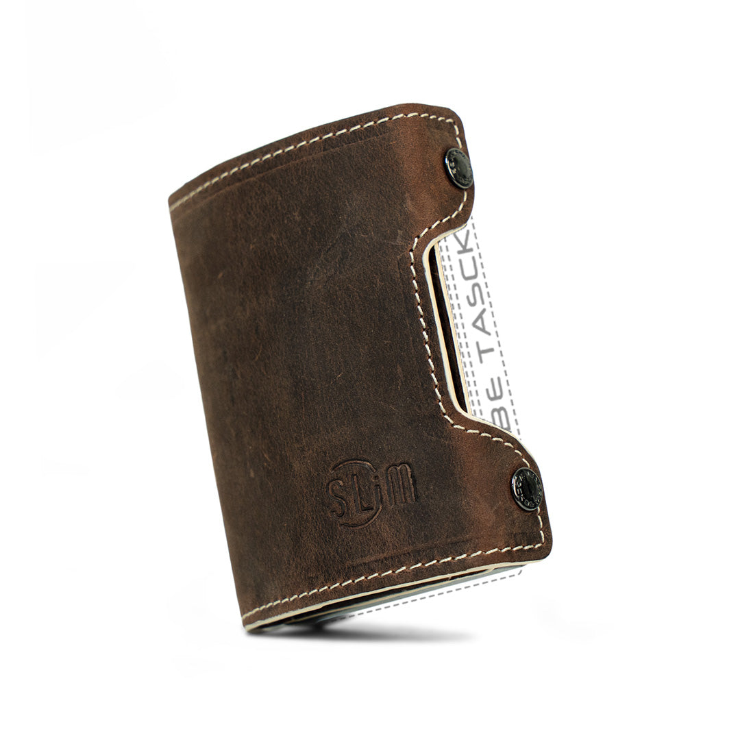 SLim Cover Pelle Be Tasck Crazy Horse Brown cover