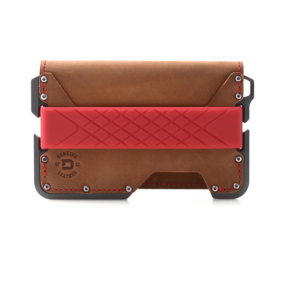 Dango D-Series D01 Dapper portafoglio bifold pelle grigio 17 carte