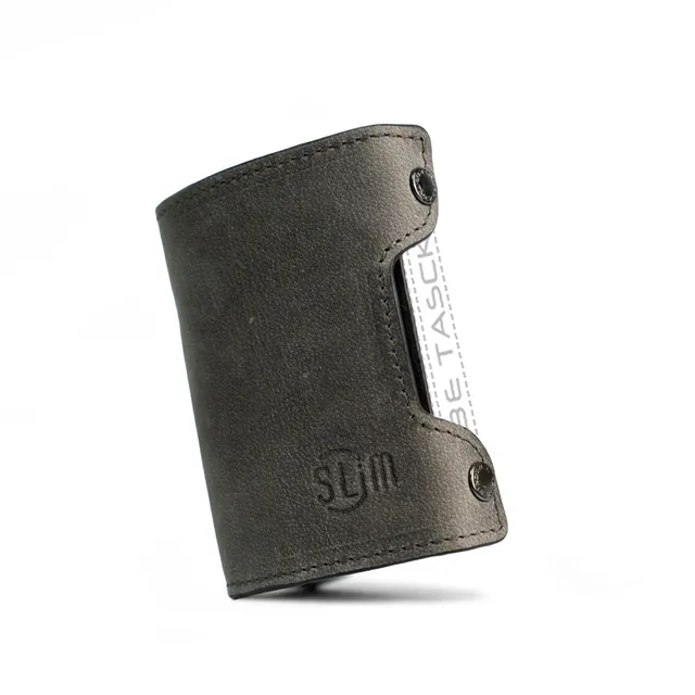 SLim Be Tasck Cover Pelle Grigio Crazy Horse