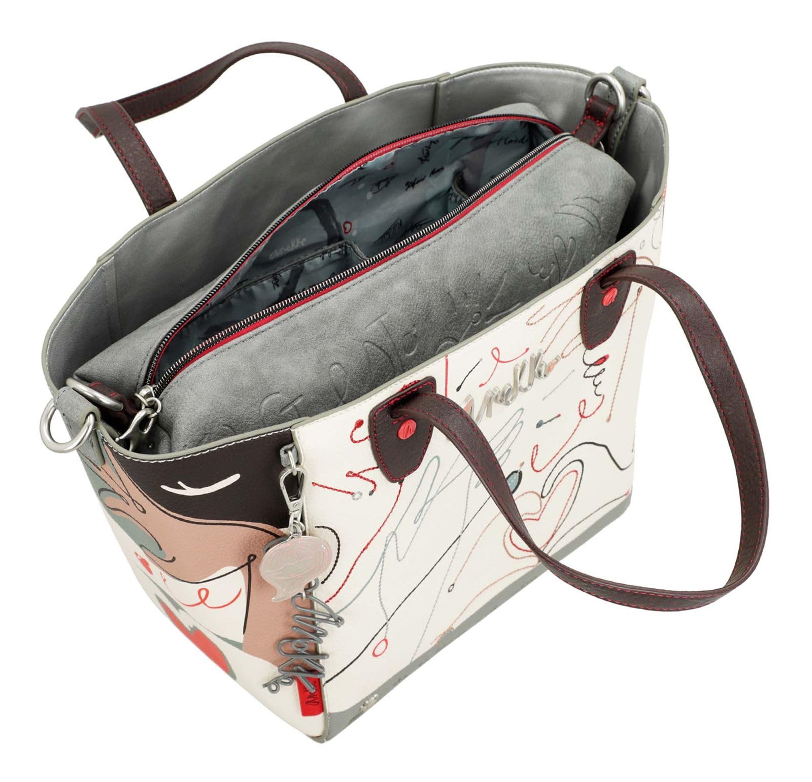 Anekke Alma Ole shopper + tracolla set multicolor