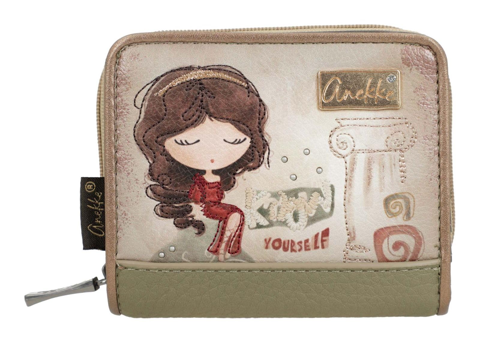 Anekke Muse Portamonete Piccolo RFID Donna Stampato
