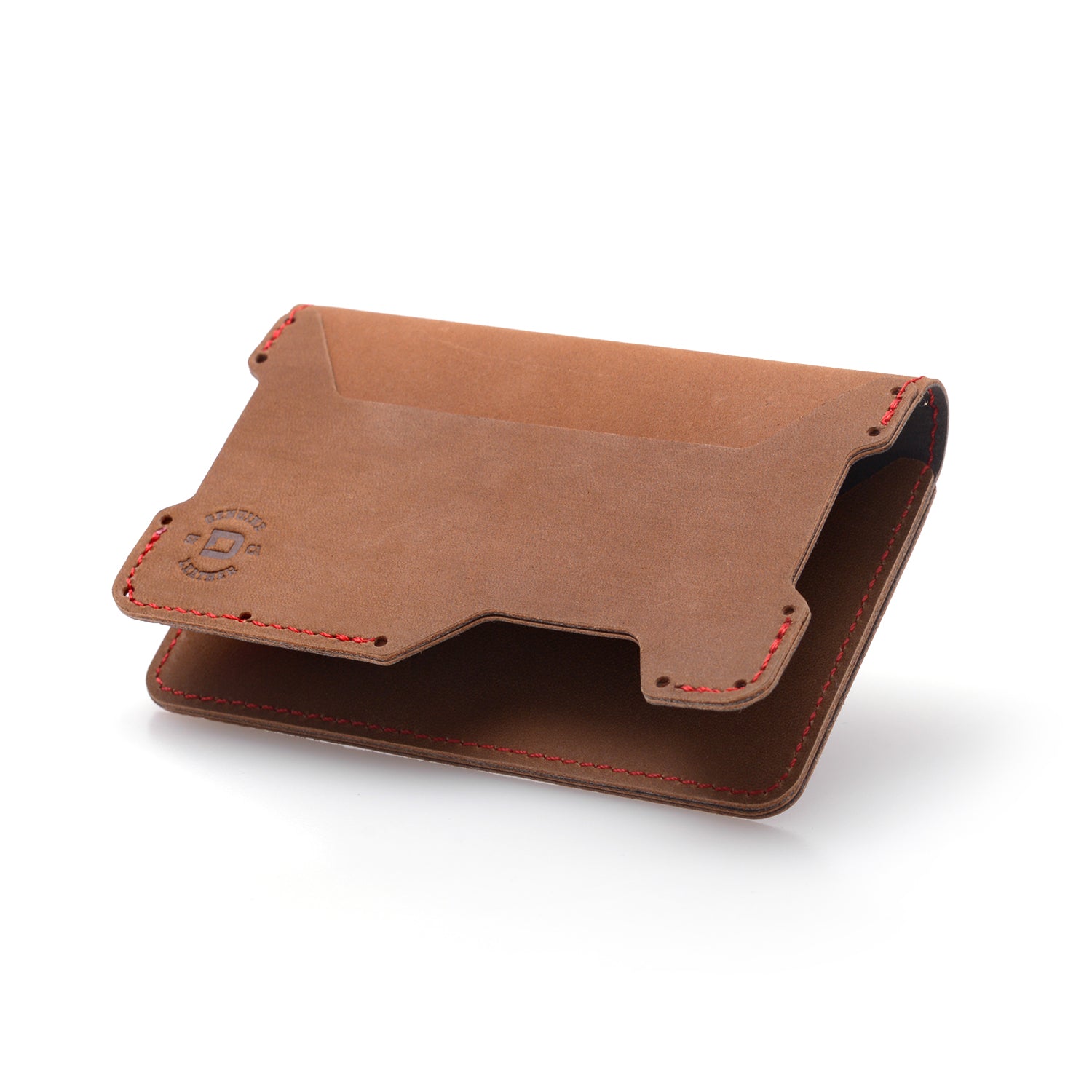 Dango Wallet Add-Ons 3 Pocket Bifold portafoglio Whiskey Brown