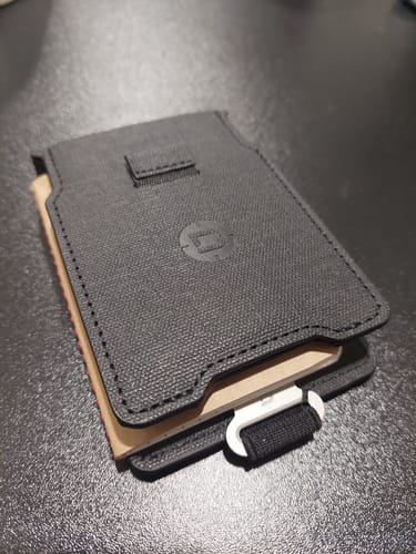Dango S2 Stealth Bifold portafoglio nero DTEX RFID 10 carte