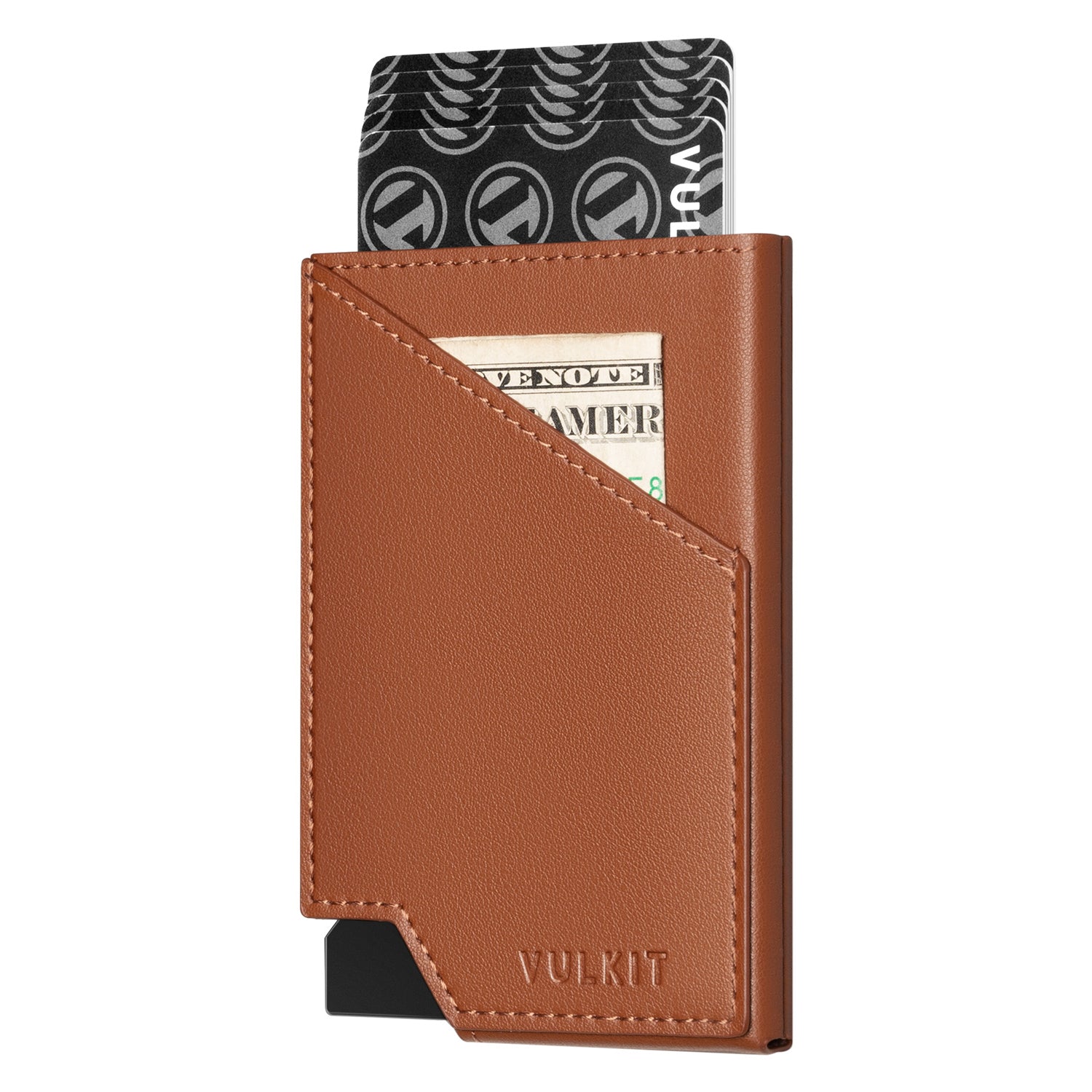 VULKIT Pop Up Wallet VC401 portacarte alluminio nero slim