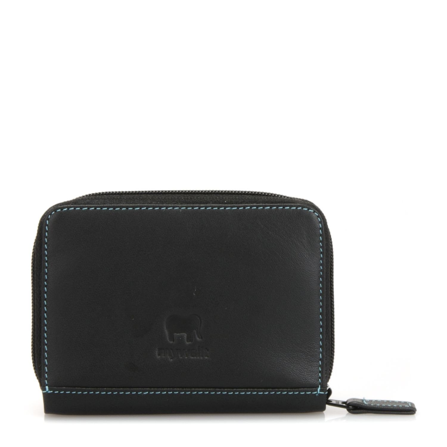 Mywalit Milano portafoglio pelle nero 11 cm
