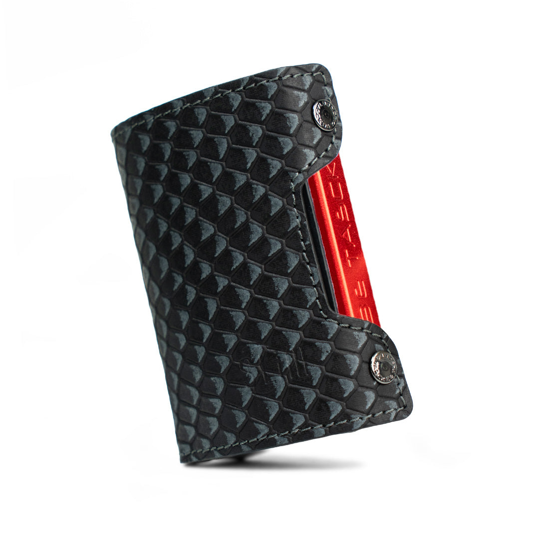 SLim Be Tasck portafoglio pelle stampa Squalo Blu