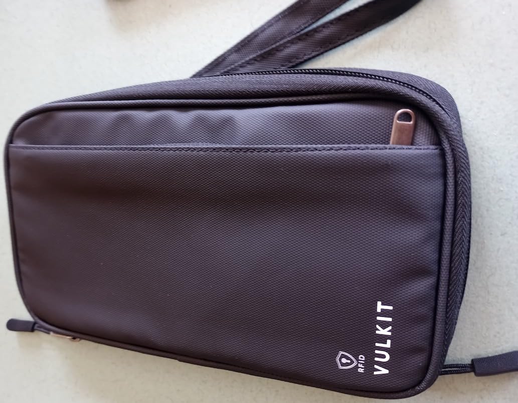 VULKIT Passport VPW103 Portapassaporto Nero 4 passaporti