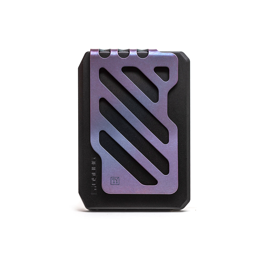 Dango SK1 Burple fermasoldi titanio clip nero 6 carte slim