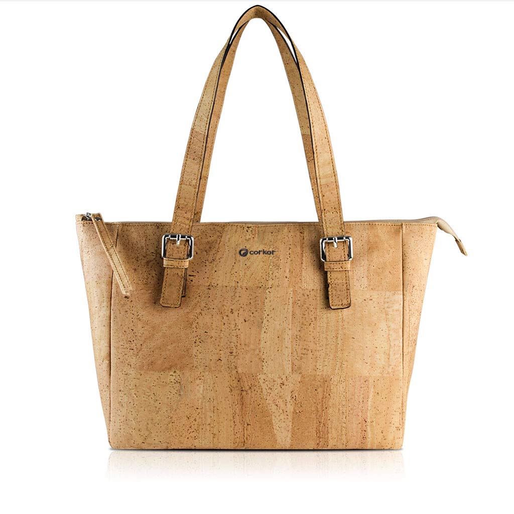 Corkor Bags Borsa a Mano e Tracolla Sughero Rustico