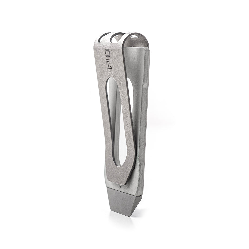 Dango MC02 fermasoldi titanio argento satinato