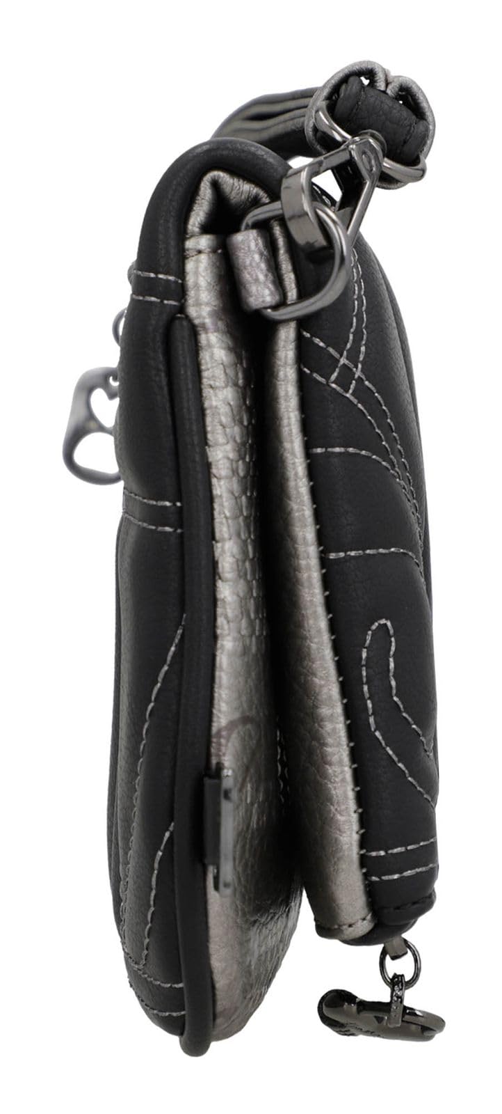 Anekke Iron Bandolera Borsa a Tracolla Nero 29 cm