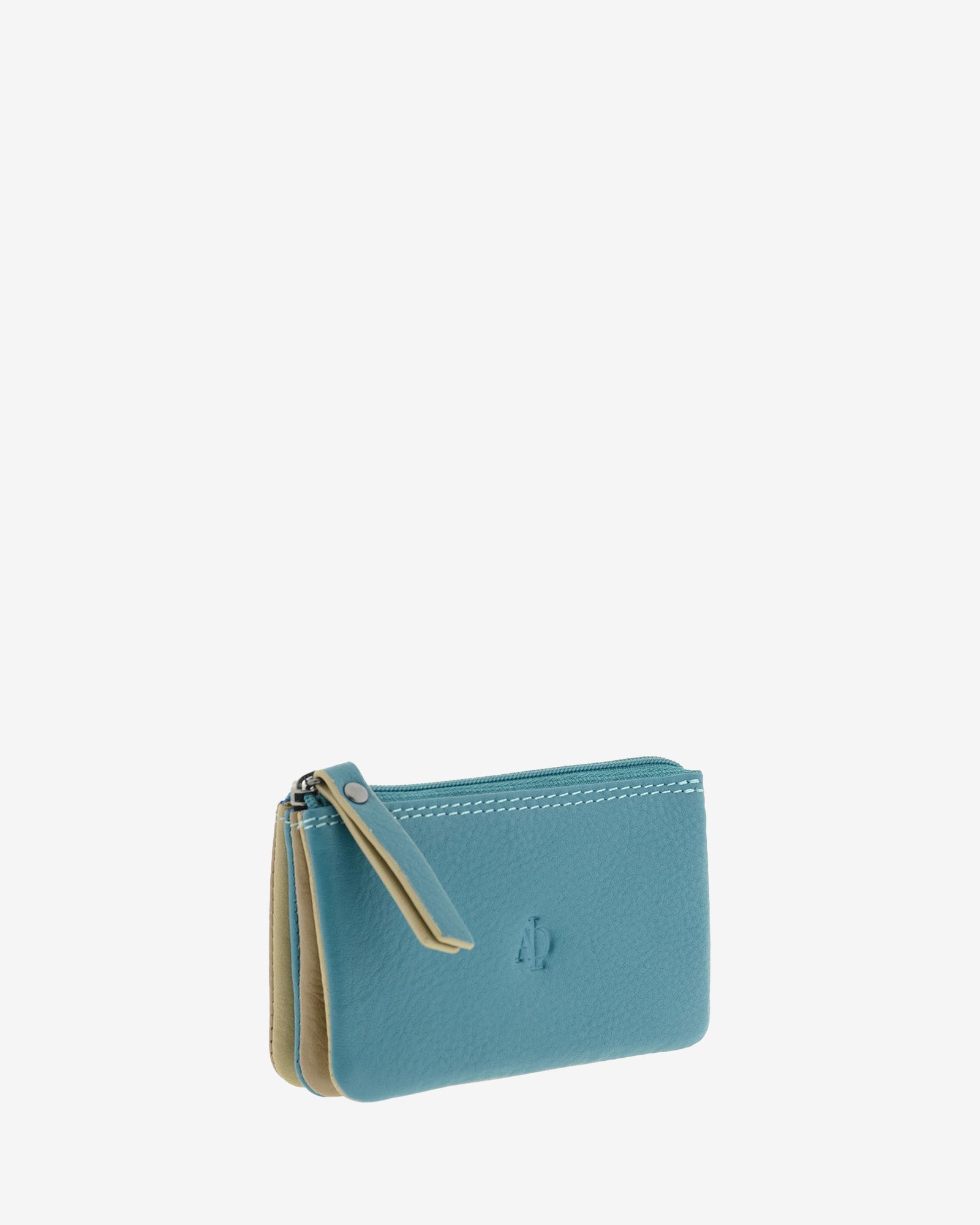Adapell 4192 portamonete pelle senape 5 scomparti zip