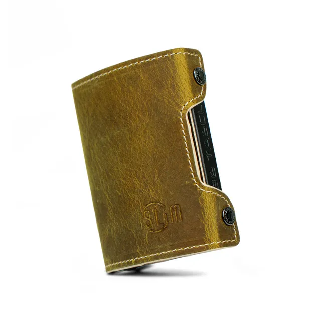SLim Be Tasck portafoglio Crazy Horse Sole Frame Nero
