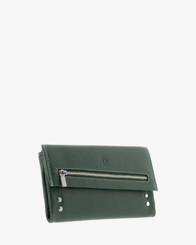 Adapell Satine 4163 portafoglio grande donna pelle nero 12 carte