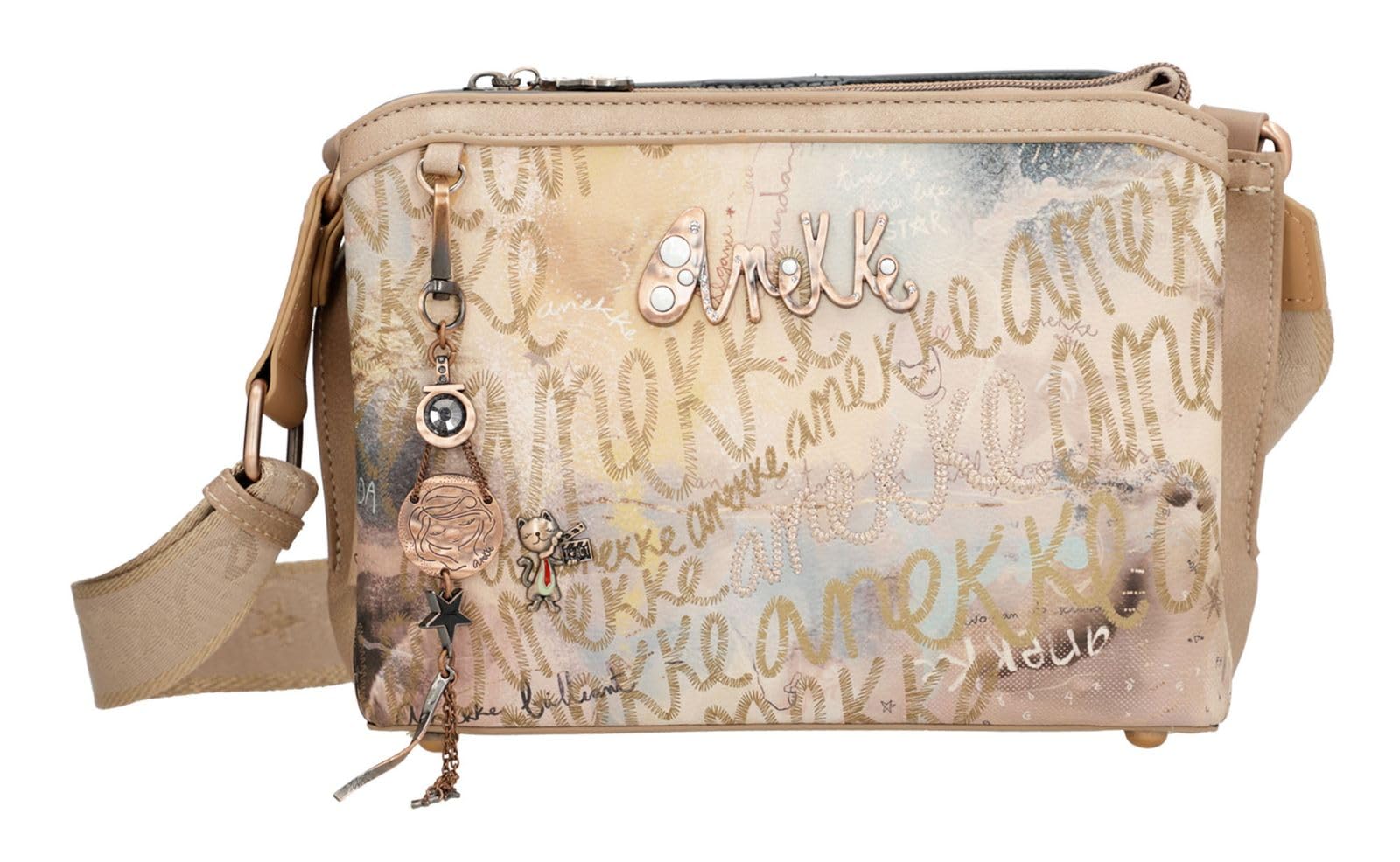 Anekke Dreamverse Stars borsa a tracolla media ecopelle