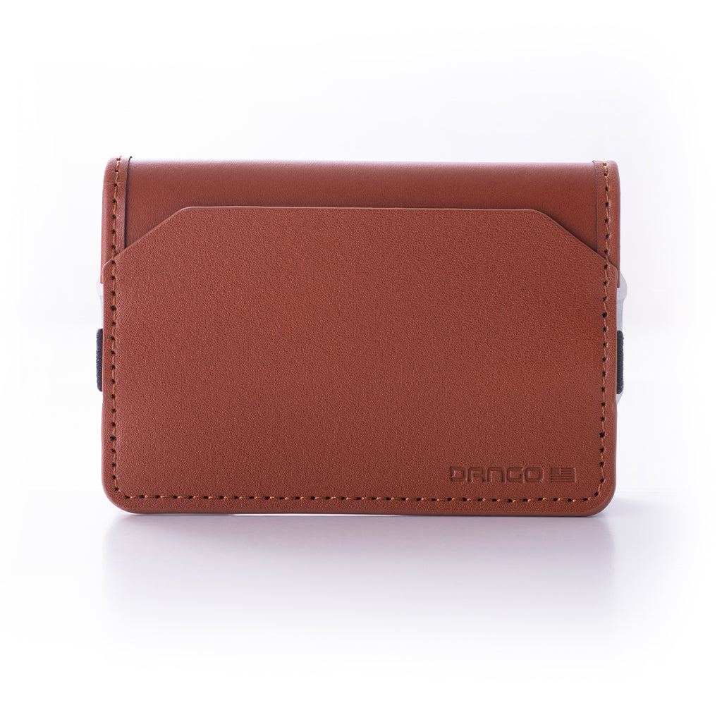 Dango D03 Dapper portafoglio bifold pelle whiskey brown