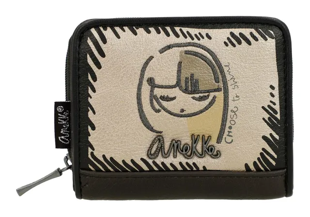 Anekke Nature Koko portafoglio piccolo RFID compatto