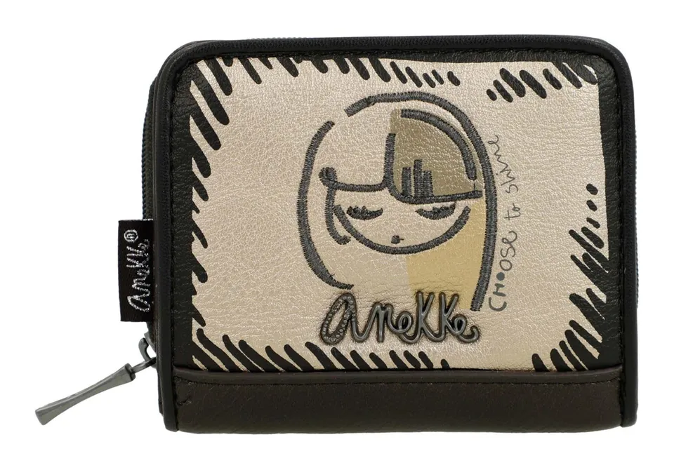 Anekke Nature Koko portafoglio piccolo RFID compatto