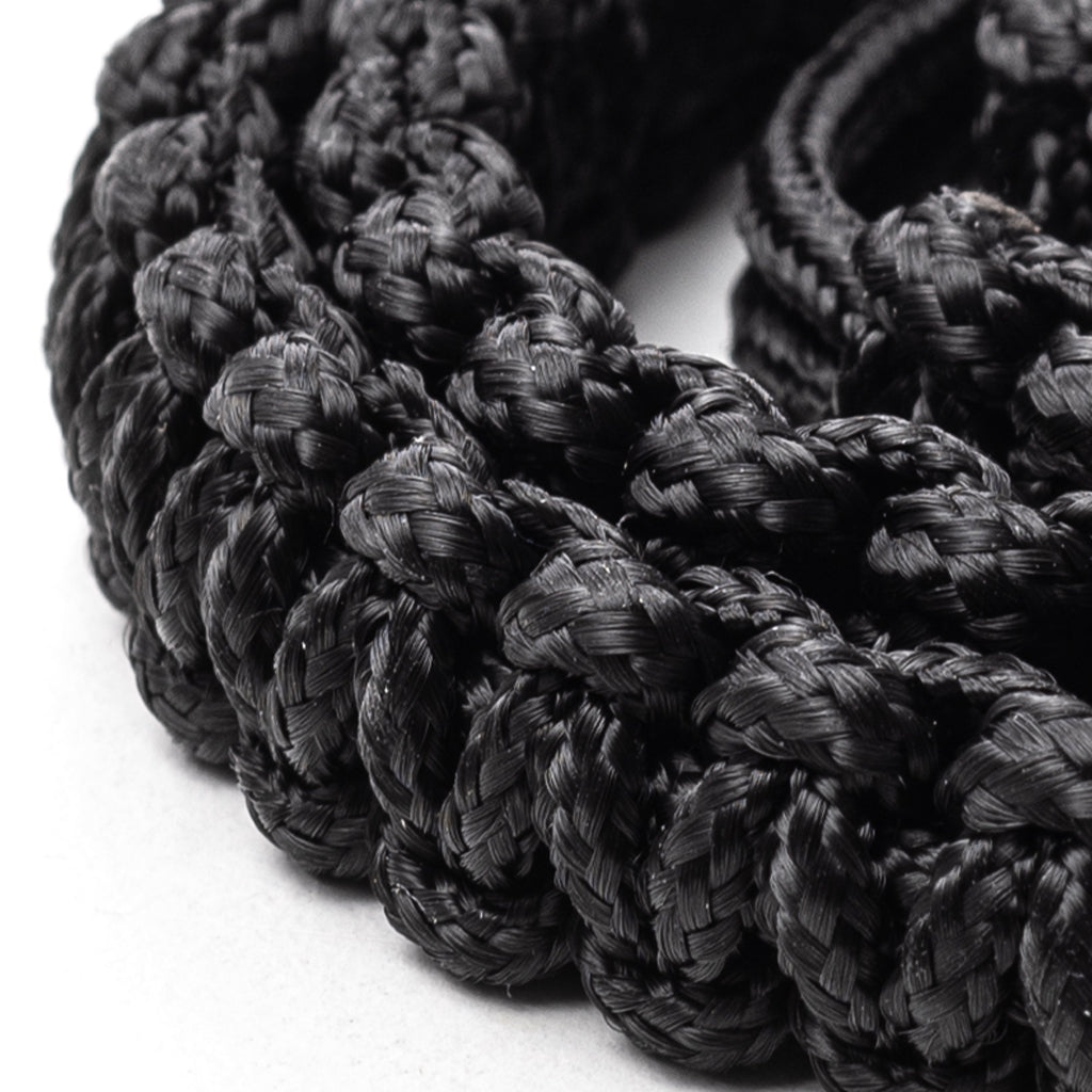 Dango Cords Tethers laccetto collo paracord nero con porta badge