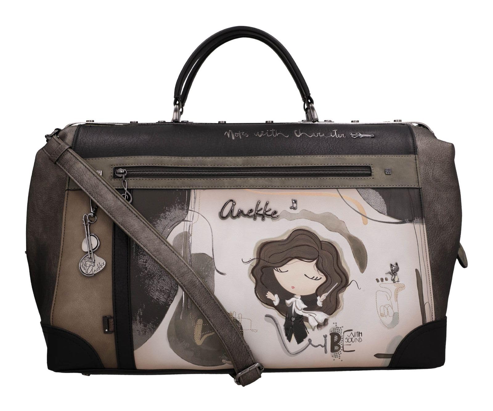 Anekke Orchestra Borsa da Viaggio con Tracolla e Fascia Trolley