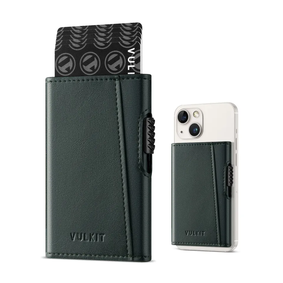 VULKIT VC312 Portacarte MagSafe Nero RFID 5 Carte