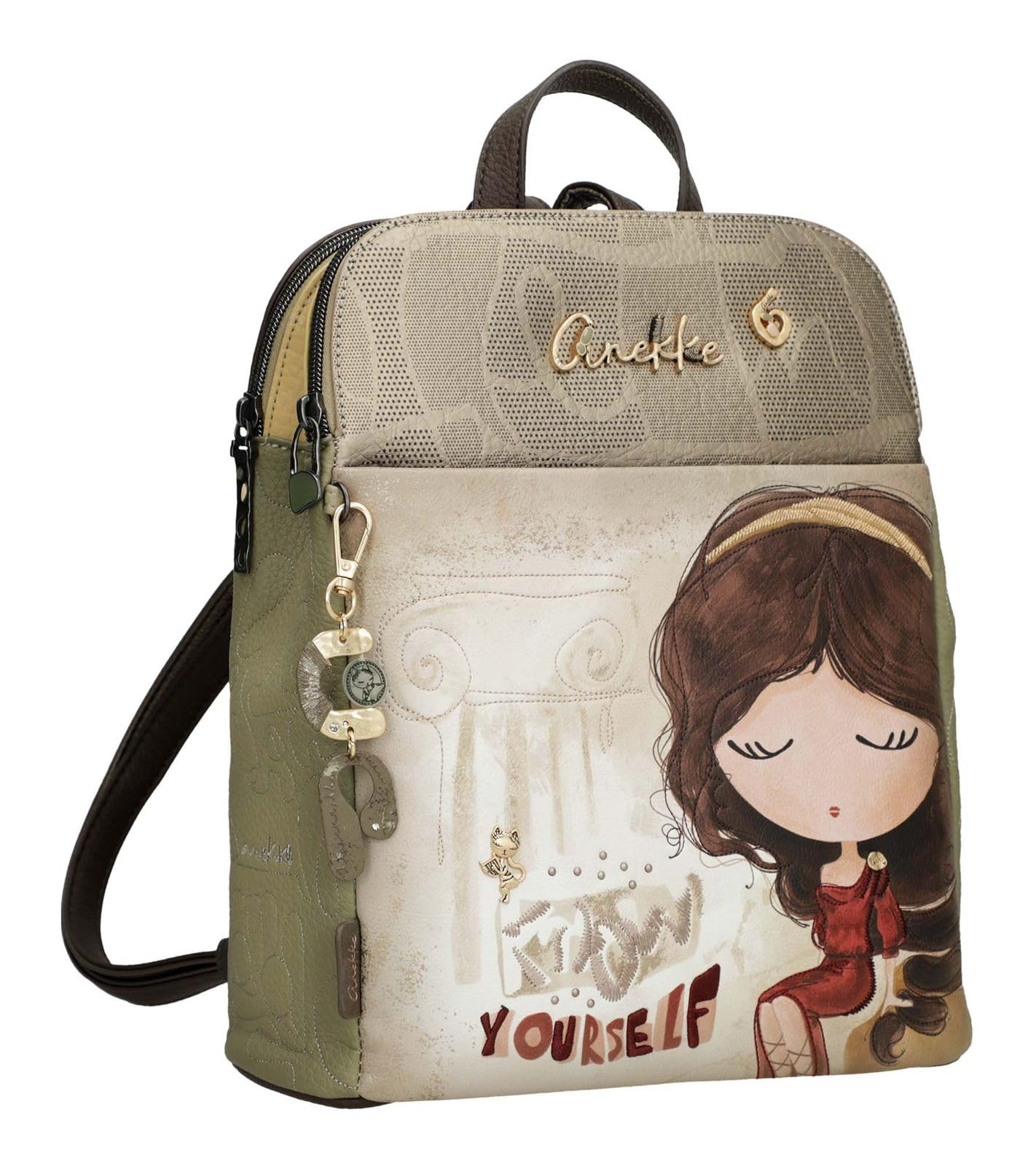 Anekke Muse Zaino Quadrato Donna Stampa Grecia
