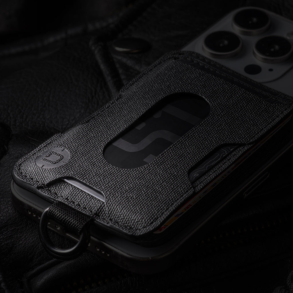 Dango S1 Stealth portafoglio MagSafe nero 7 carte DTEX