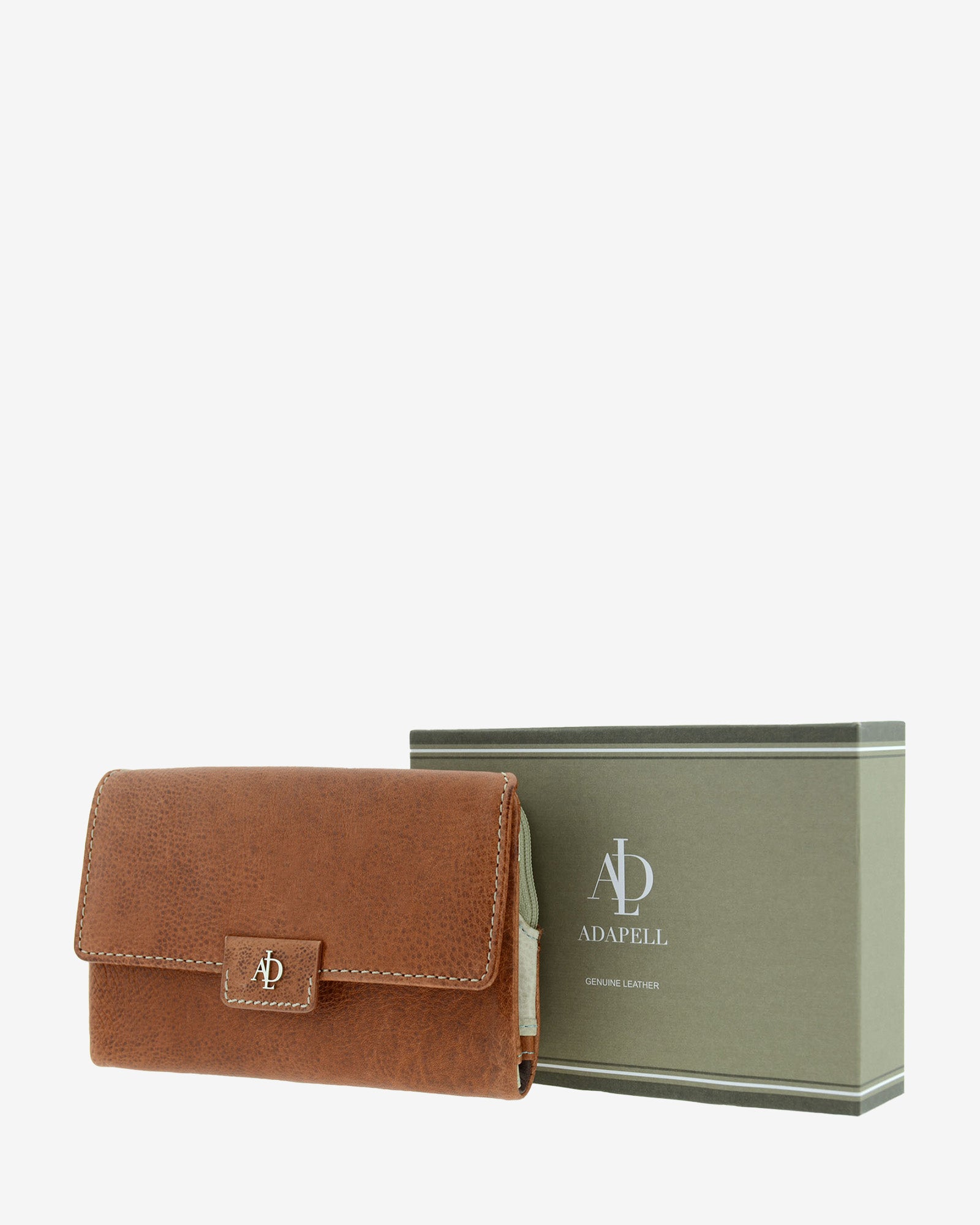 Adapell Lucia 4231 Portafoglio Donna Marrone Grande