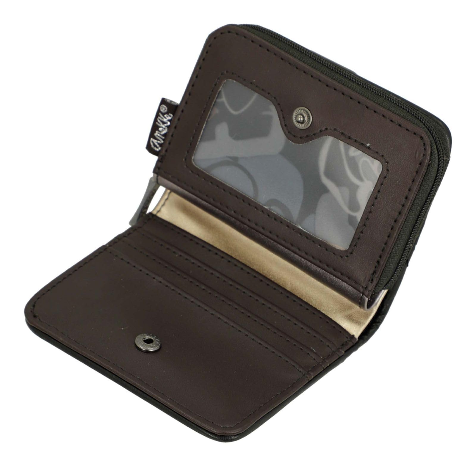 Anekke Nature Koko portafoglio piccolo RFID compatto