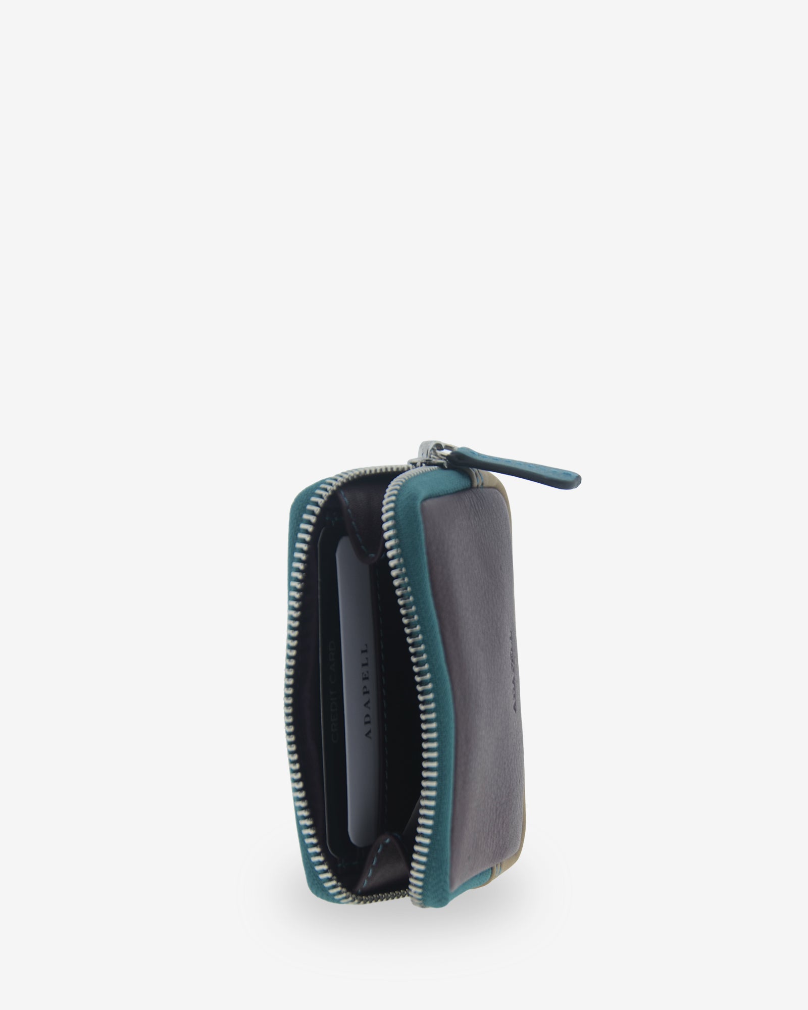 Adapell Atelier portamonete donna zip Caramel pelle RFID