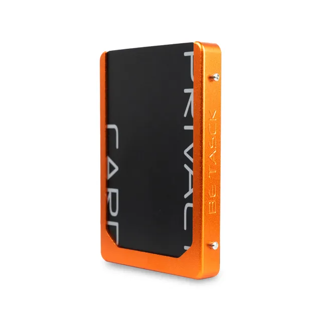 SLim Be Tasck Frame portacarte Arancio alluminio