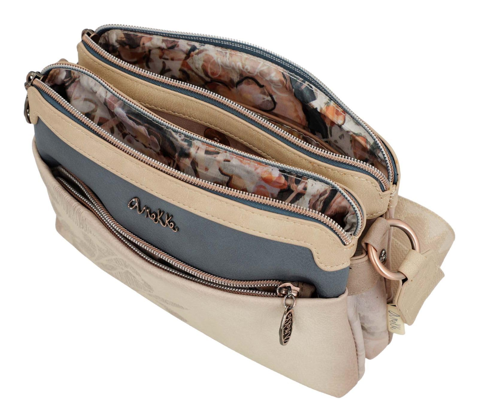 Anekke Memories borsa a tracolla doppio scomparto