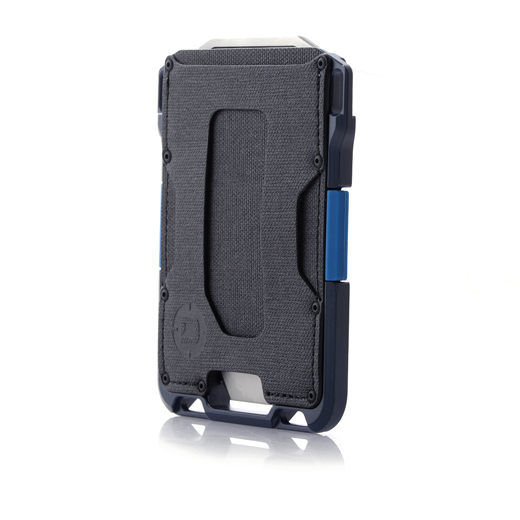 Dango M1 Maverick Portafoglio verticale blu 10 carte